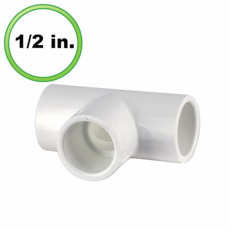 Cool Kitchen 0.5 in. Utility Grade PVC Pipe Tee CO3287260